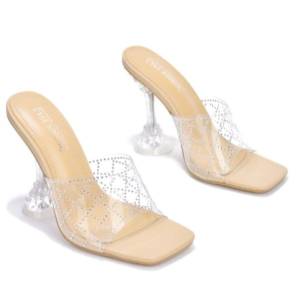 Wish You The Best Heeled Sandals - Nude - Picture 1 of 4